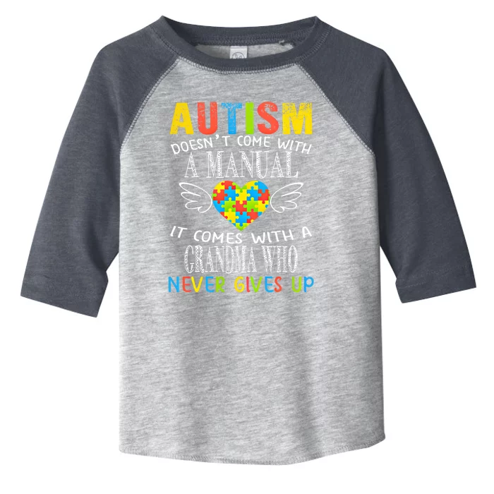 Autism Awareness Gift For Autism Grandma Gift Toddler Fine Jersey T-Shirt