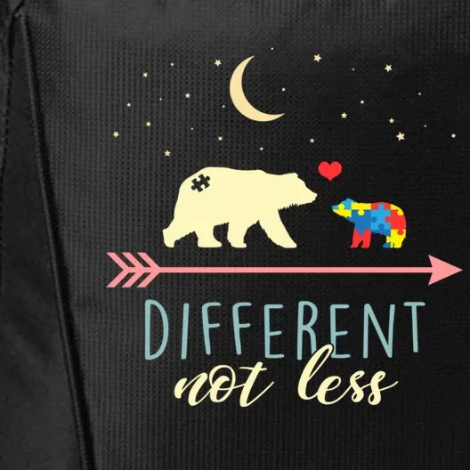 Autism Awareness Gift Mama Bear Different Not Less Gift City Backpack