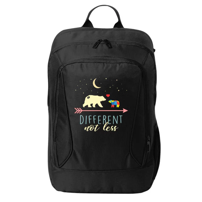 Autism Awareness Gift Mama Bear Different Not Less Gift City Backpack