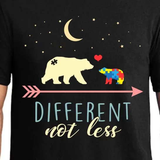 Autism Awareness Gift Mama Bear Different Not Less Gift Pajama Set