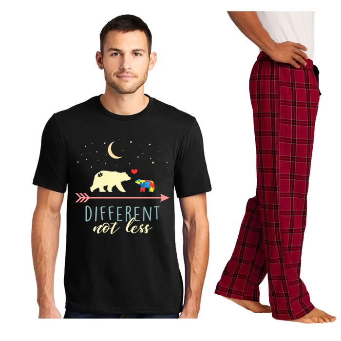 Autism Awareness Gift Mama Bear Different Not Less Gift Pajama Set