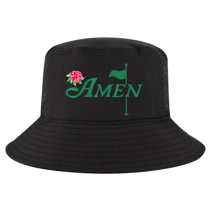 Amen Azalea Golf Masters Floral Golfing Enthusiast Design Cool Comfort Performance Bucket Hat