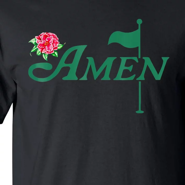 Amen Azalea Golf Masters Floral Golfing Enthusiast Design Tall T-Shirt