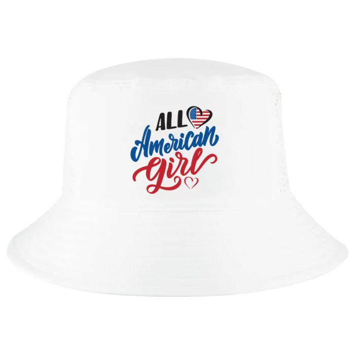 All American Girl | 4th Of July Family Outfits Cool Comfort Performance Bucket Hat