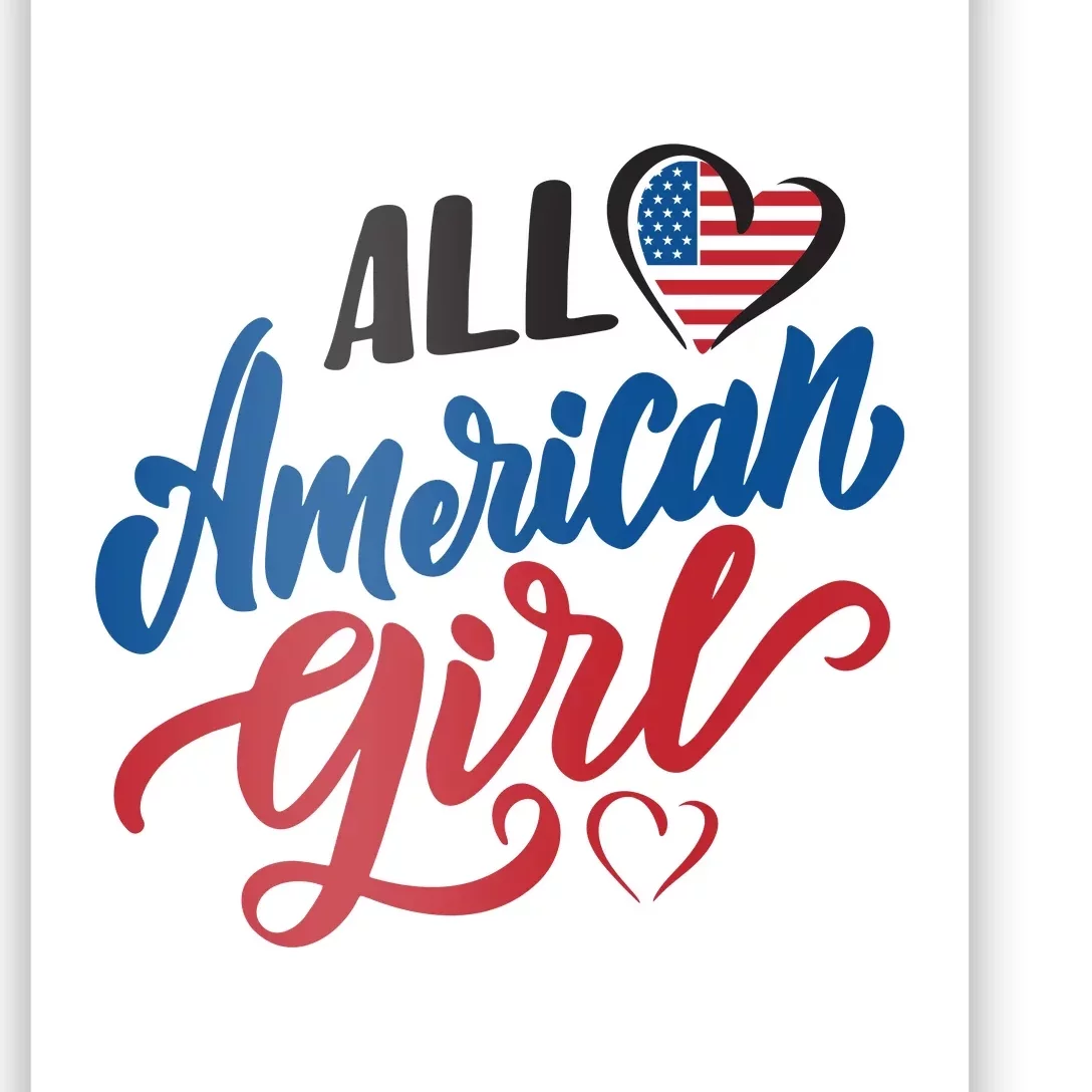 All American Girl | 4th Of July Family Outfits Poster