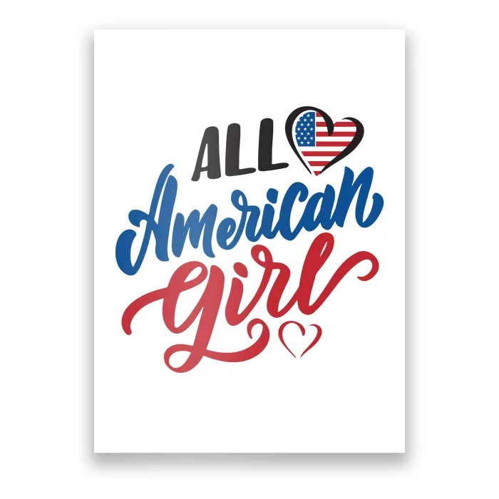 All American Girl | 4th Of July Family Outfits Poster