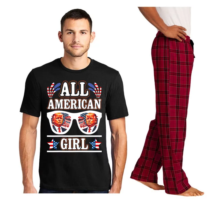 All American Girl Retro Love Heart Gift Pajama Set