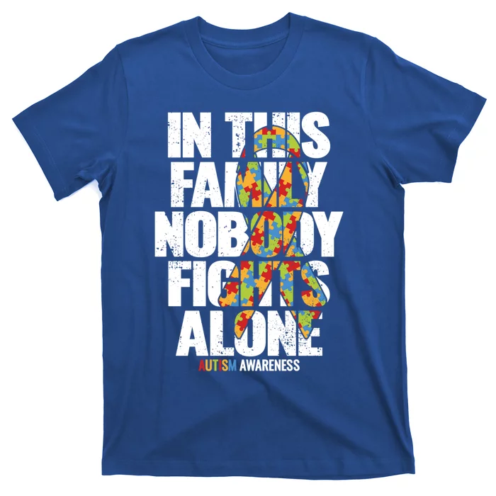 Autism Awareness Gift Family Support Mom Autism Awareness Cute Gift T-Shirt