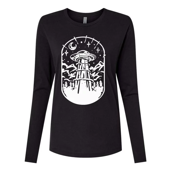 Alien Astronomy Get In Loser Ufo Alien Womens Cotton Relaxed Long Sleeve T-Shirt