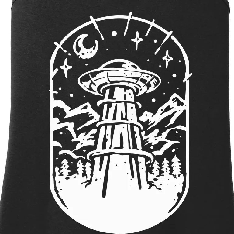 Alien Astronomy Get In Loser Ufo Alien Ladies Essential Tank