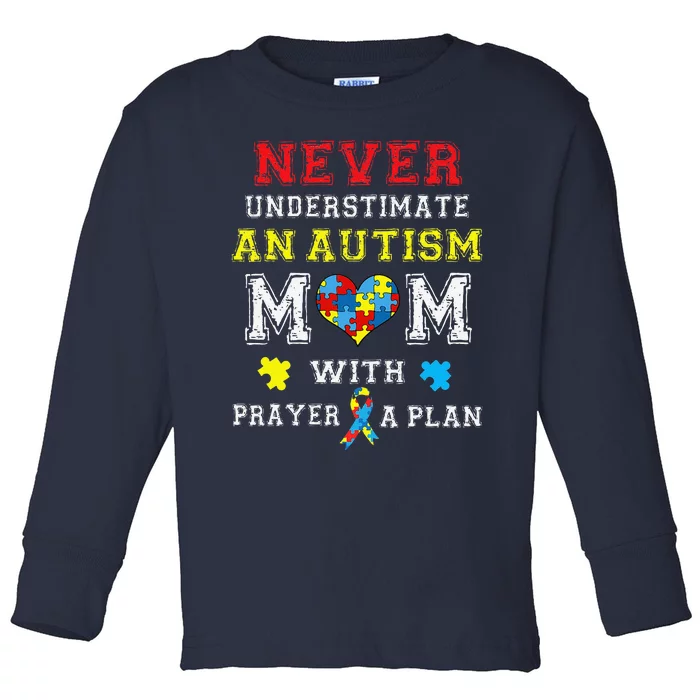 Autism Awareness Gift For Autism MOM Support Toddler Long Sleeve Shirt