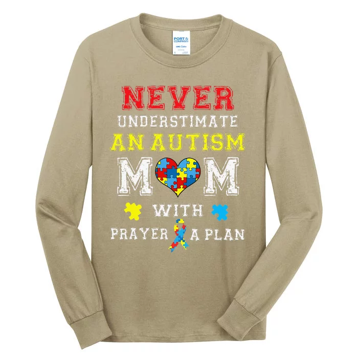 Autism Awareness Gift For Autism MOM Support Tall Long Sleeve T-Shirt