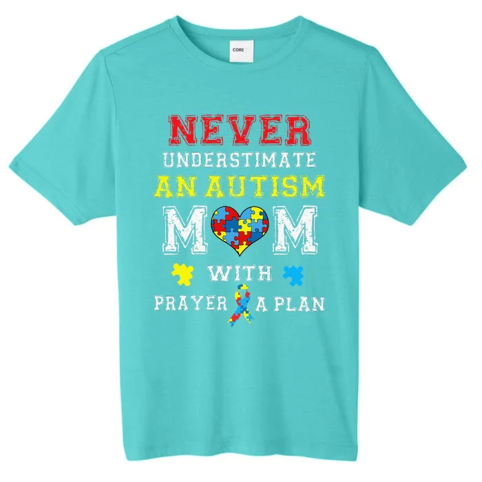 Autism Awareness Gift For Autism MOM Support ChromaSoft Performance T-Shirt