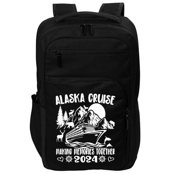 Alaskan Animals Gift Family Cruise 2024 Impact Tech Backpack