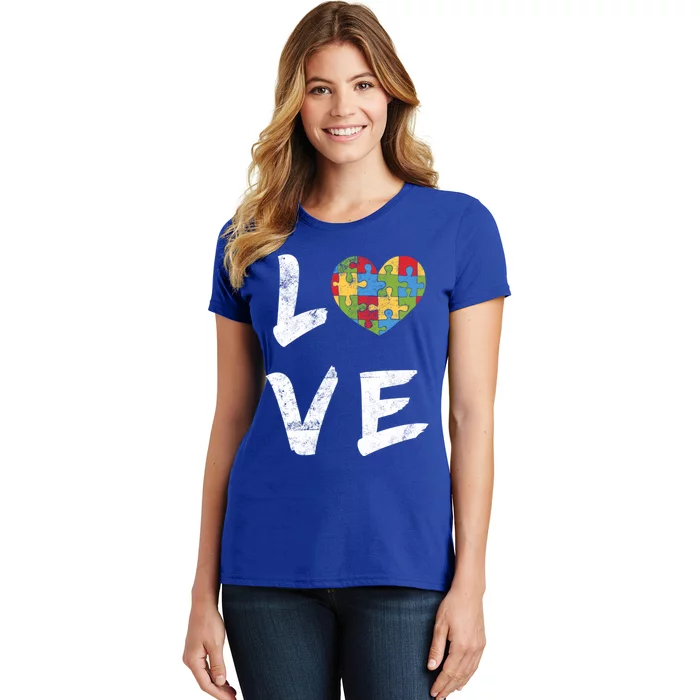 Autism Awareness Great Gift Autism Mom Autism Dad Great Gift Autism Love Gift Women's T-Shirt