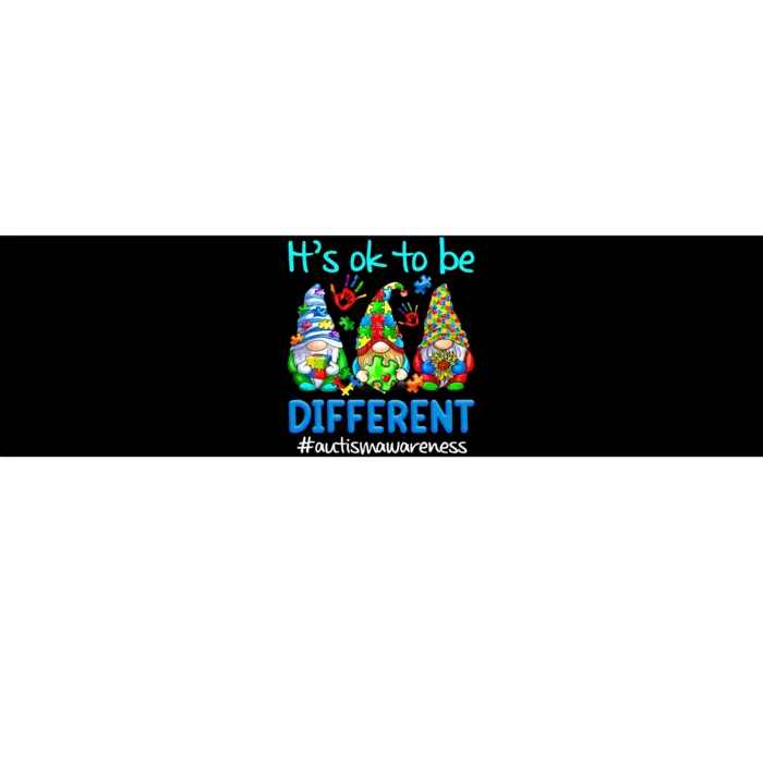 Autism Awareness Gnomes Its Ok To Be Different Bumper Sticker