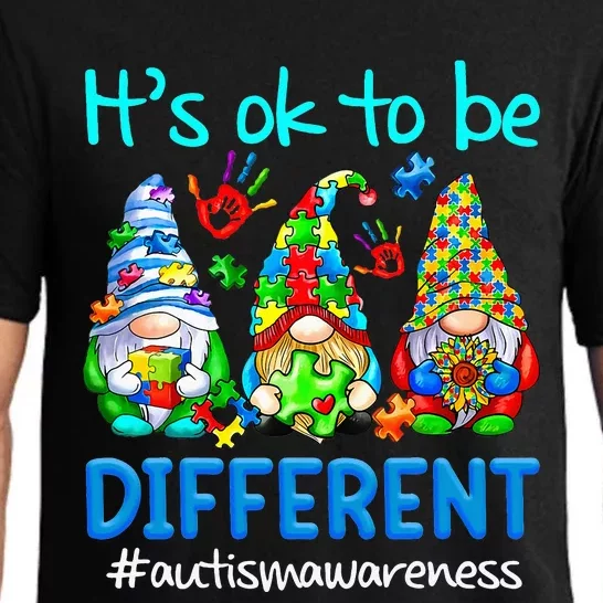 Autism Awareness Gnomes Its Ok To Be Different Pajama Set