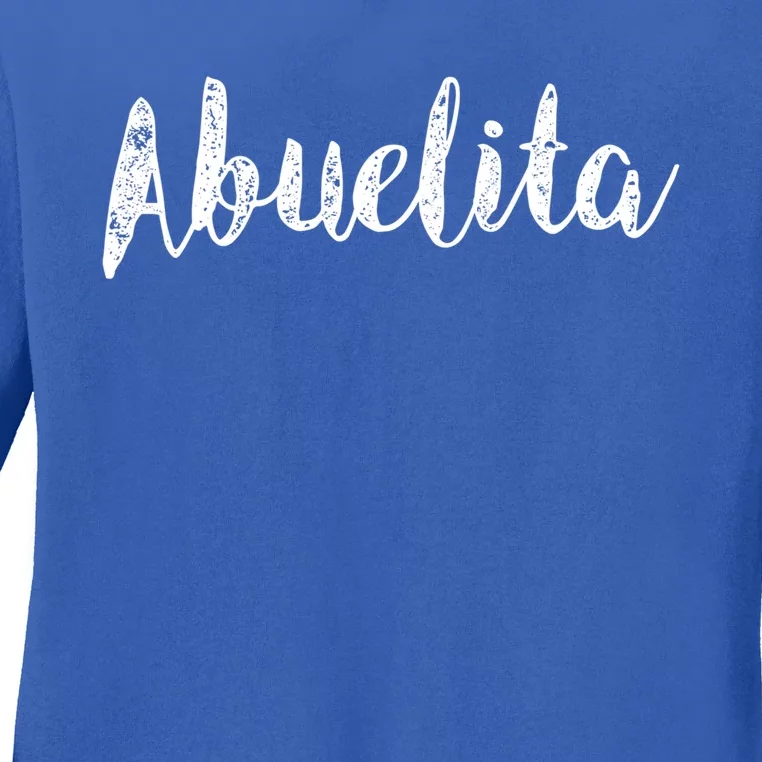 Abuelita Abuela Grandmother Granny Cute Gift Ladies Long Sleeve Shirt