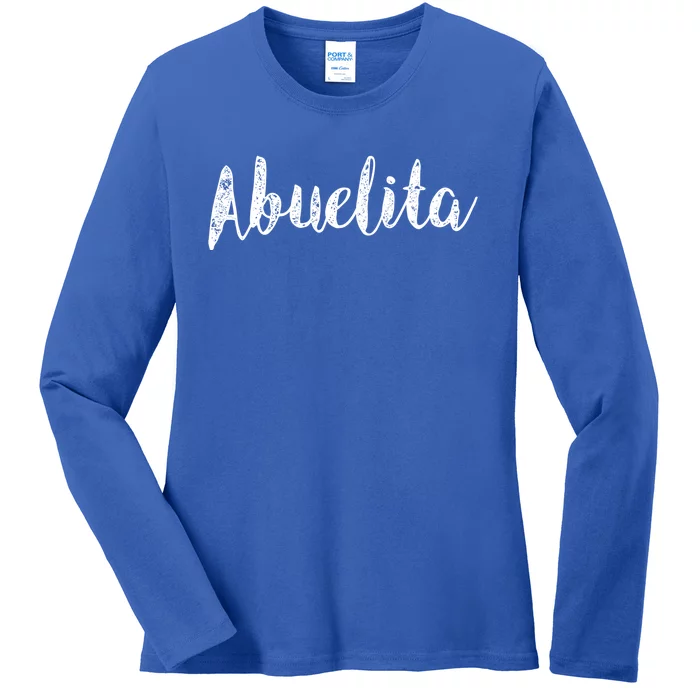 Abuelita Abuela Grandmother Granny Cute Gift Ladies Long Sleeve Shirt