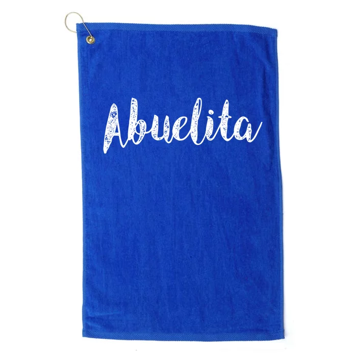 Abuelita Abuela Grandmother Granny Cute Gift Platinum Collection Golf Towel