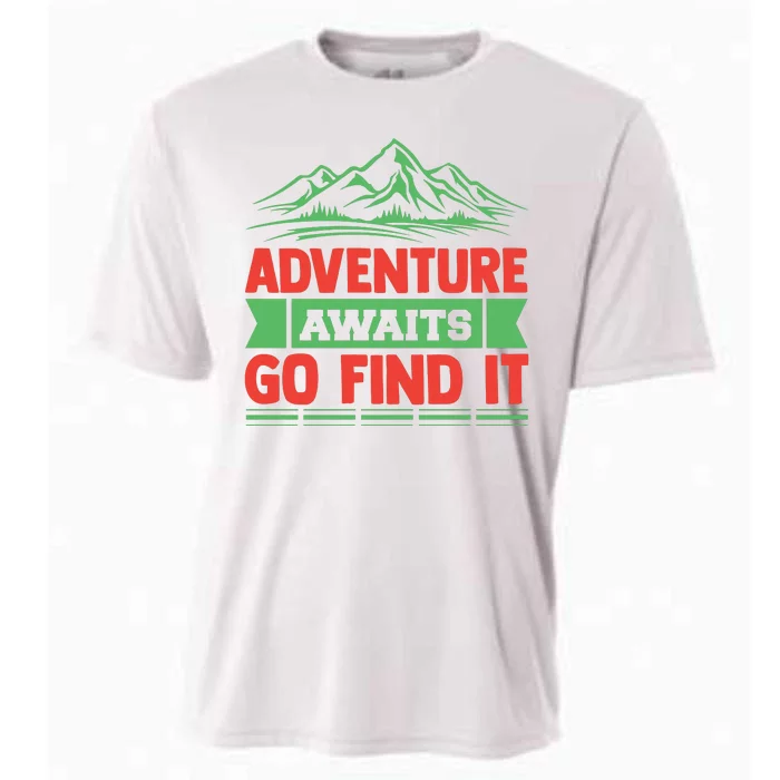 Adventure Awaits Go Find It Cooling Performance Crew T-Shirt