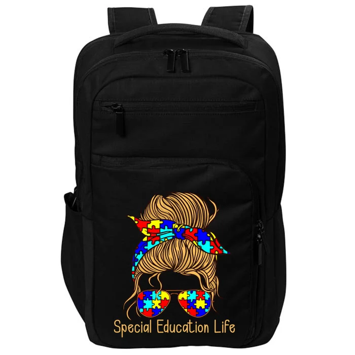 Autism Awareness Gift Sped Teacher Special Education Teacher Cool Gift Impact Tech Backpack