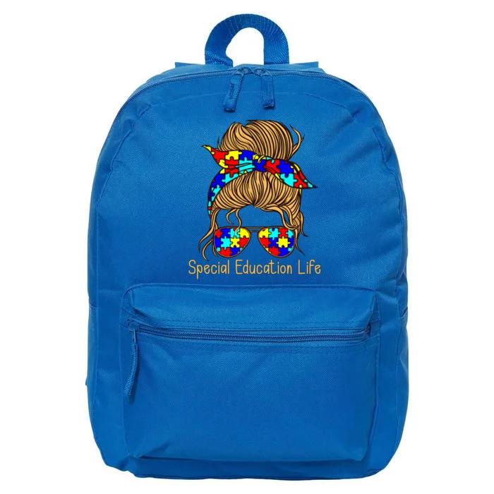 Autism Awareness Gift Sped Teacher Special Education Teacher Cool Gift 16 in Basic Backpack