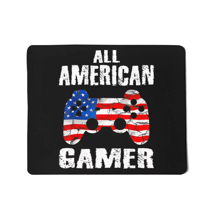 All American Gamer 4Th Of July Video Games Mousepad