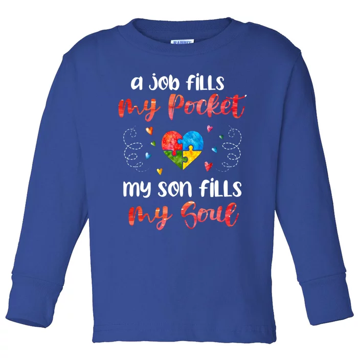 Autism Awareness Gift Mother Autistic Support Gift Toddler Long Sleeve Shirt