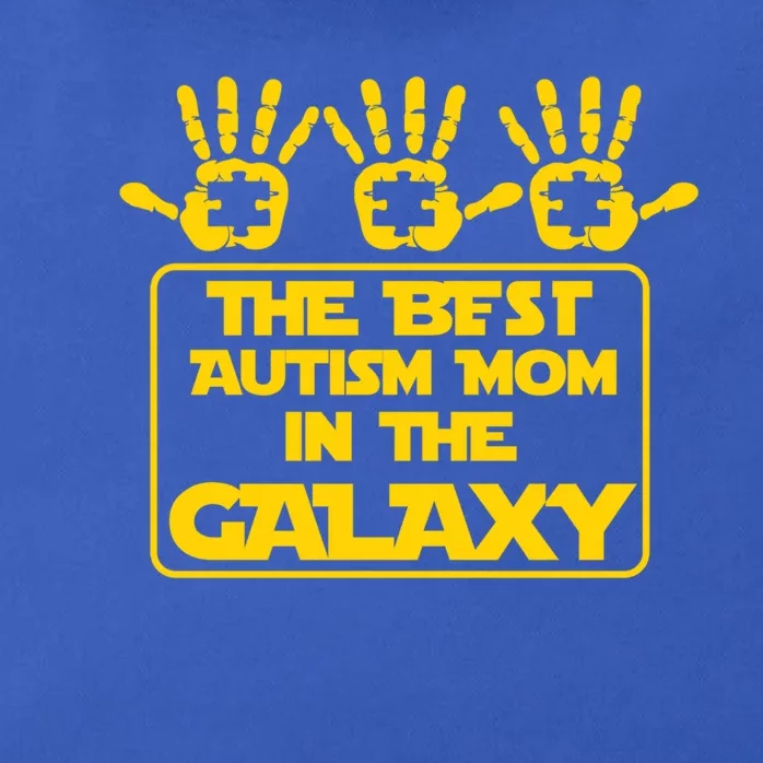 Autism Awareness Gift For Best In The Galaxy Autism Mom Funny Gift Zip Tote Bag