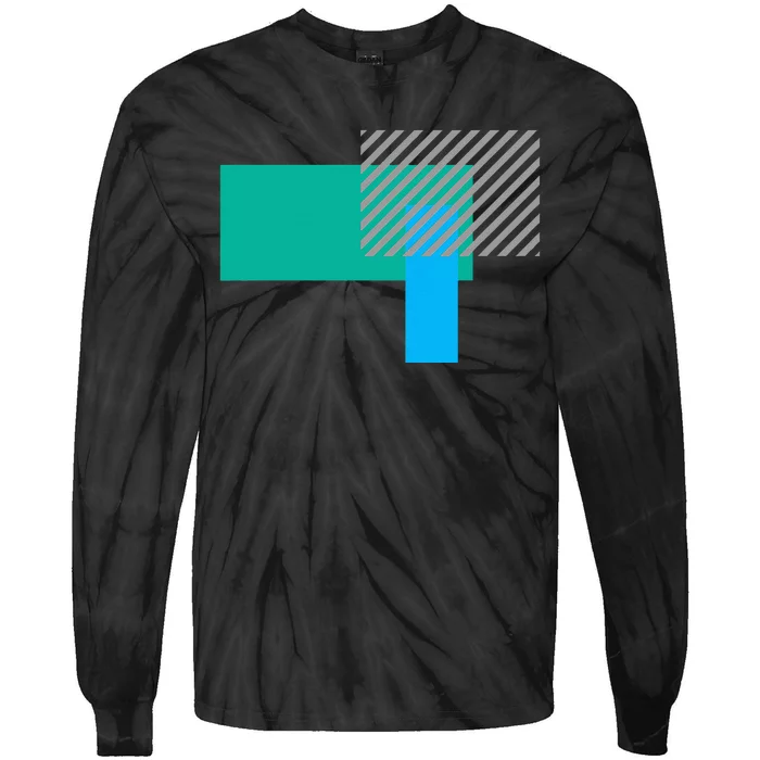 Abstract Art Geometric Art Graphic Design Design Art Tie-Dye Long Sleeve Shirt