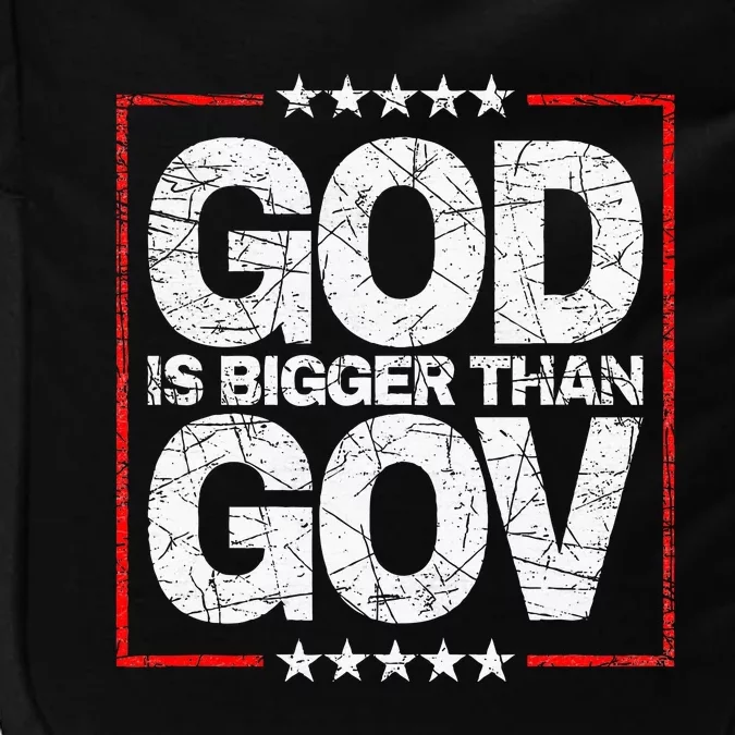 Antiwoke Antigovernment God Bigger Than Gov Impact Tech Backpack