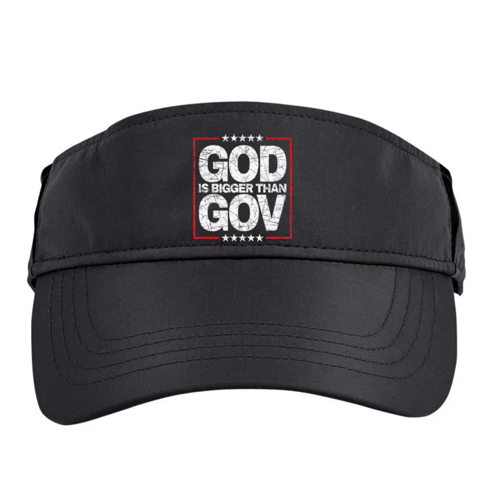 Antiwoke Antigovernment God Bigger Than Gov Adult Drive Performance Visor