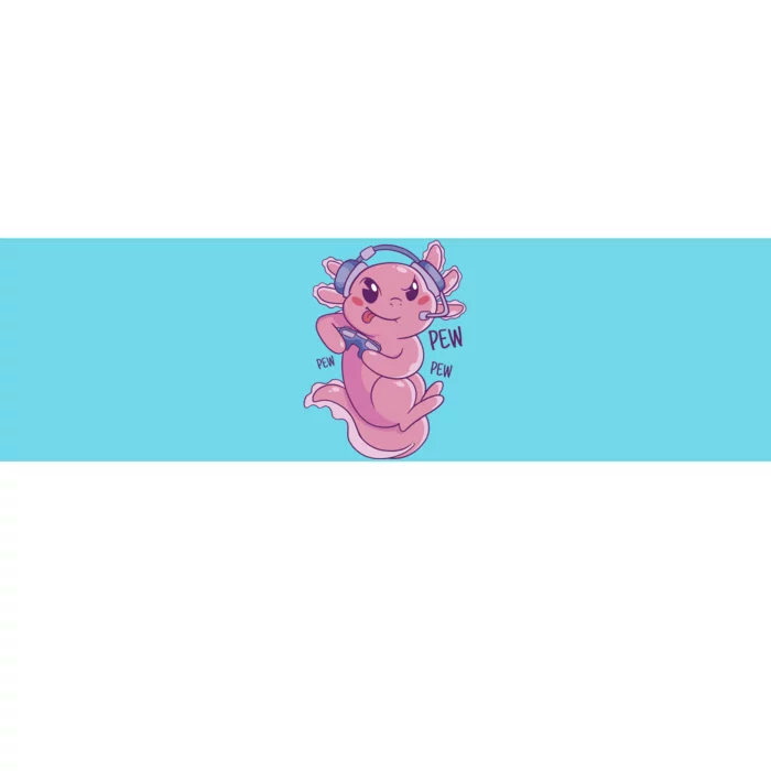 Axolotl Animal Gamer Cute Bumper Sticker