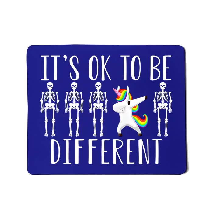 Autism Awareness Gift Its Ok To Be Different Unicorn Autism Gift Mousepad