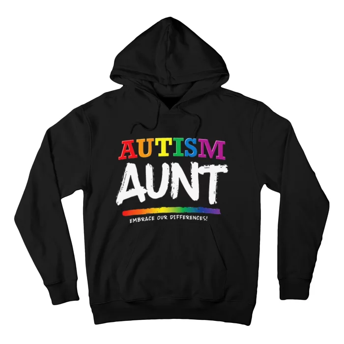 Autism Awareness Gift For Aunt, Autistic Support Idea Hoodie