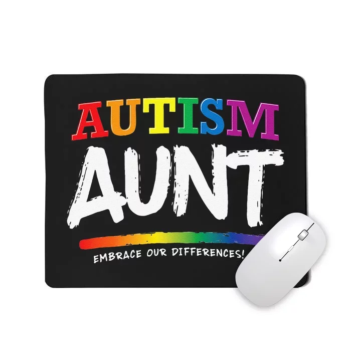 Autism Awareness Gift For Aunt, Autistic Support Idea Mousepad