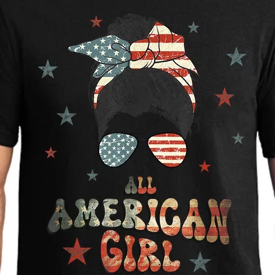 All American Girl 4th Of July Patriotic Pajama Set