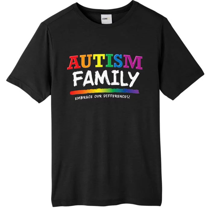 Autism Awareness Gift For Family Rainbow Graphic ChromaSoft Performance T-Shirt