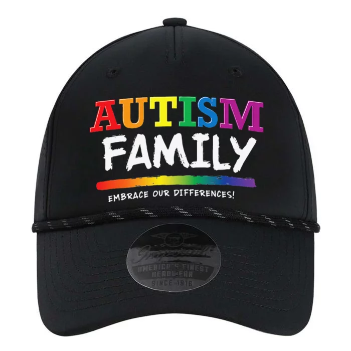 Autism Awareness Gift For Family Rainbow Graphic Performance The Dyno Cap