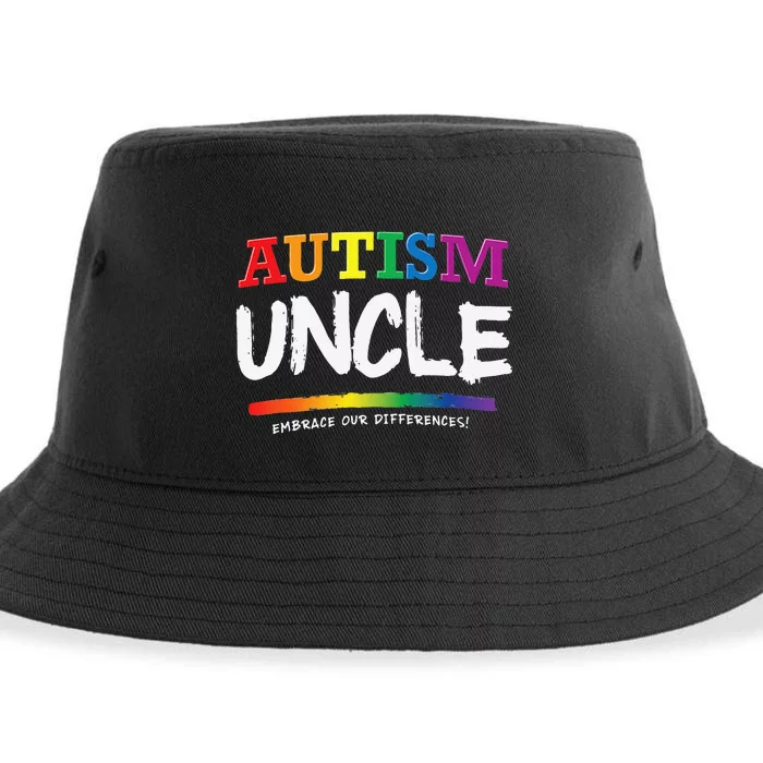 Autism Awareness Gift For Uncles, Uncle Graphic Print Sustainable Bucket Hat