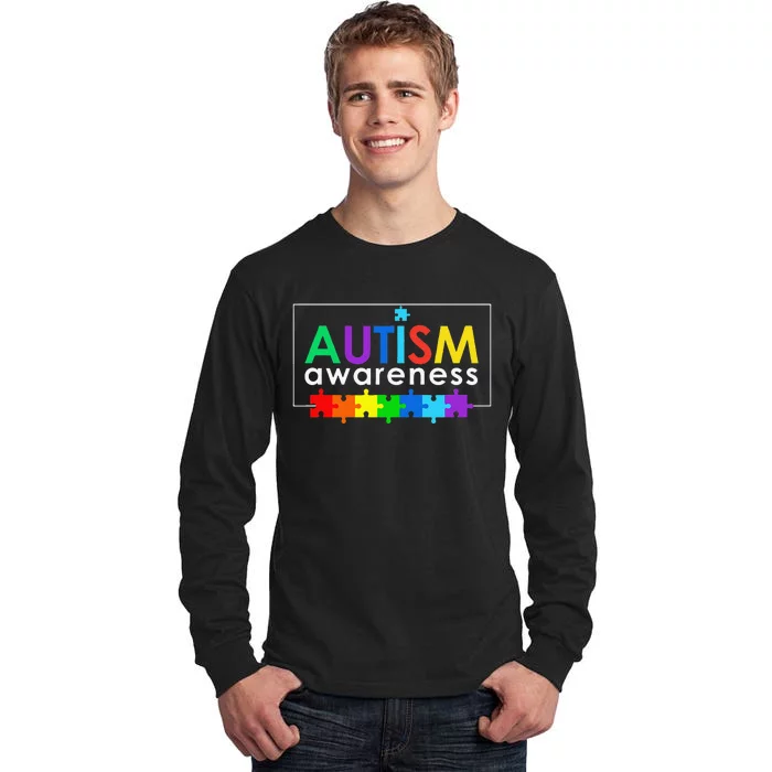 Autism Awareness Gift Tall Long Sleeve T-Shirt