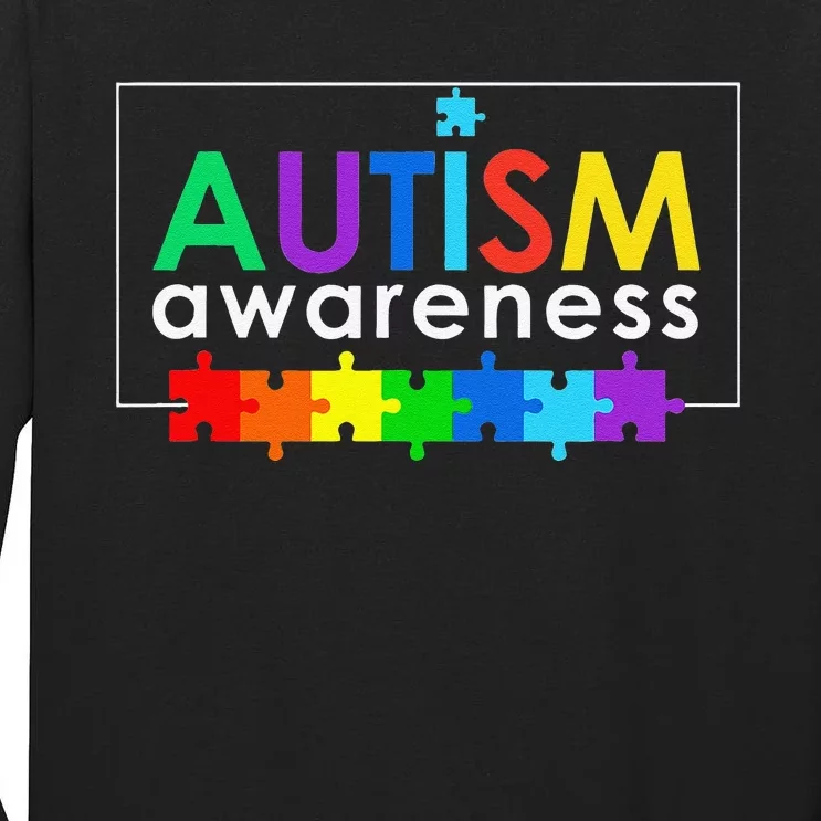 Autism Awareness Gift Tall Long Sleeve T-Shirt