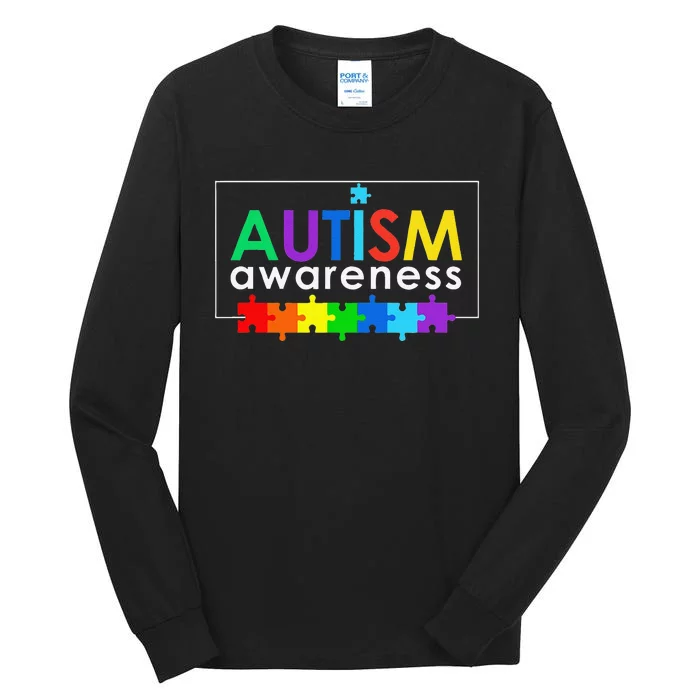 Autism Awareness Gift Tall Long Sleeve T-Shirt