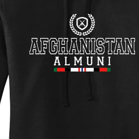 Afghanistan Alumni Gwot Oef Veteran Women's Pullover Hoodie