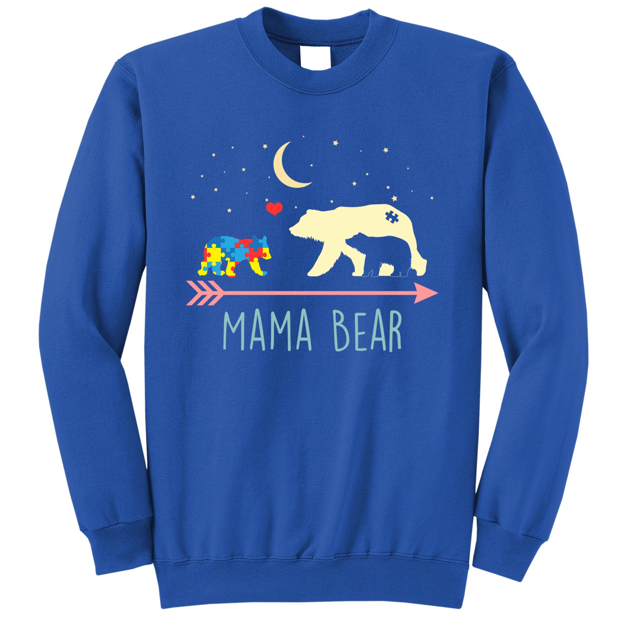 Mama Bear 2 Cubs Shirt Christmas Mama Bear Plaid Pajama Family Matching  T-Shirt