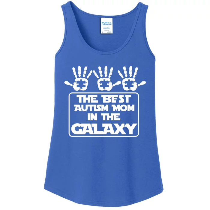 Autism Awareness Gift For Best In The Galaxy Autism Mom Gift Ladies Essential Tank