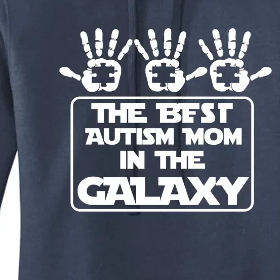 Autism Awareness Gift For Best In The Galaxy Autism Mom Gift Women's Pullover Hoodie