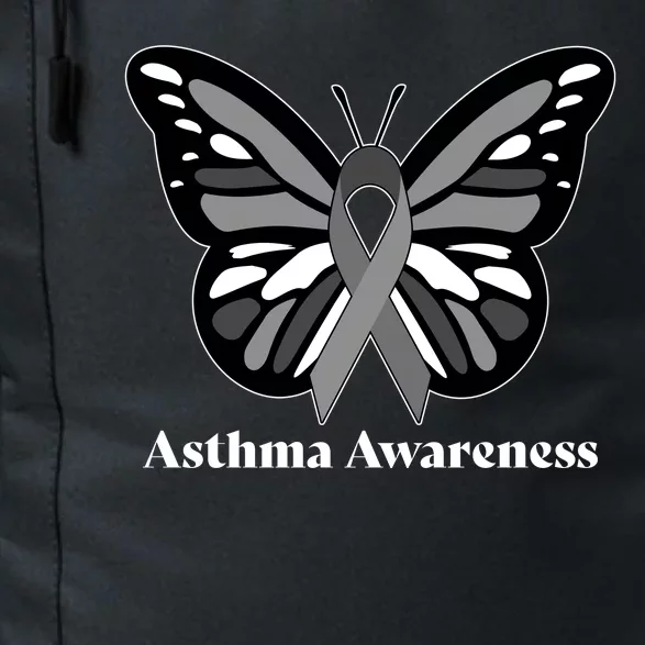 Asthma Awareness Gray Ribbon Butterfly Daily Commute Backpack