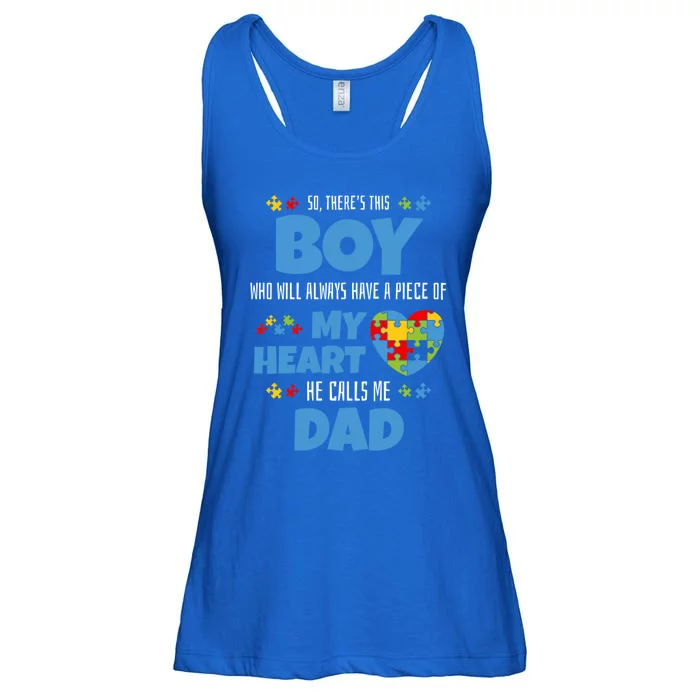 Autism Awareness Gift Autism Dad Funny Gift Ladies Essential Flowy Tank